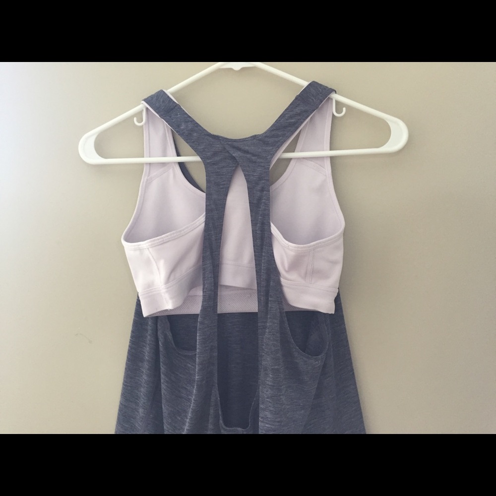 Nike Purple Built in Bra Tanktop